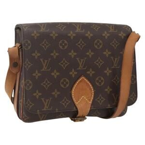 LOUIS VUITTON Monogram Cartouchiere GM Shoulder Bag M51252 LV Auth ka1179